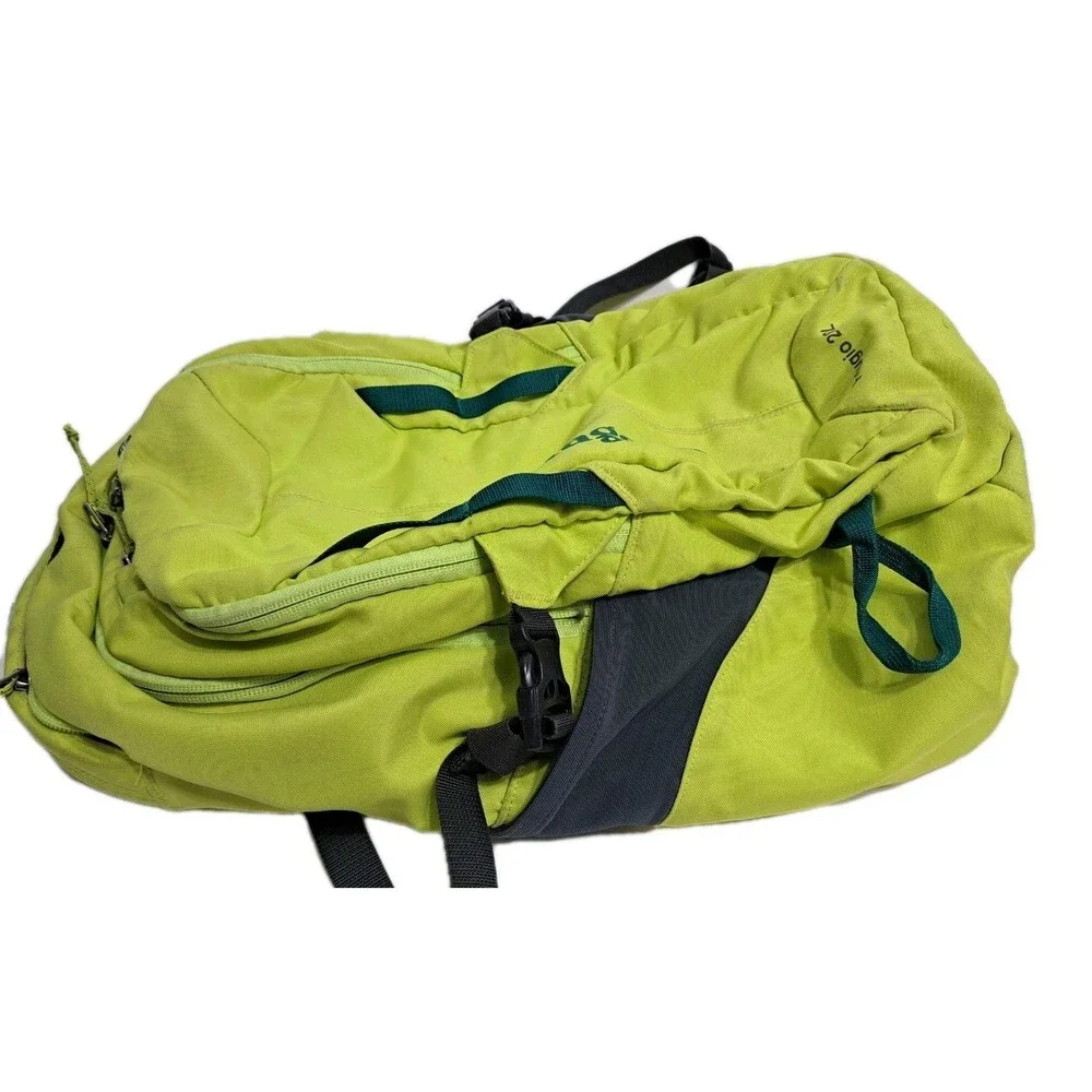 Patagonia Refugio 28L Backpack Neon Yellow Bag Trail Hike Camp